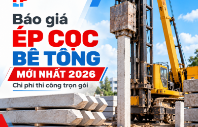 BÁO GIÁ ÉP CỌC BÊ TÔNG MỚI NHẤT 2026 – CHI PHÍ THI CÔNG TRỌN GÓI